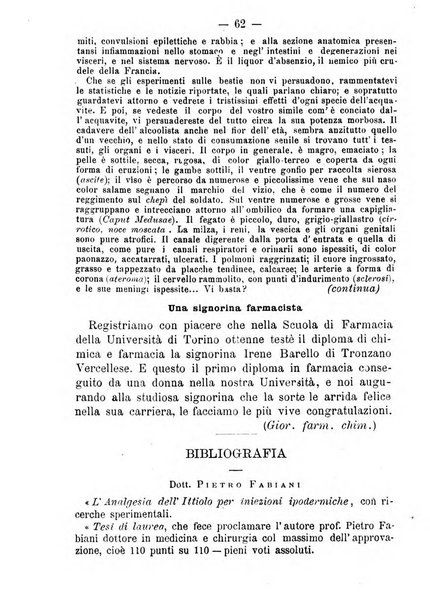 Il farmacista italiano ed il medico pratico rivista mensile di scoverte chimico farmaceutiche e mediche ...