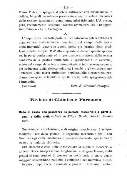 Il farmacista italiano ed il medico pratico rivista mensile di scoverte chimico farmaceutiche e mediche ...