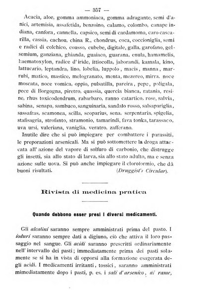 Il farmacista italiano ed il medico pratico rivista mensile di scoverte chimico farmaceutiche e mediche ...