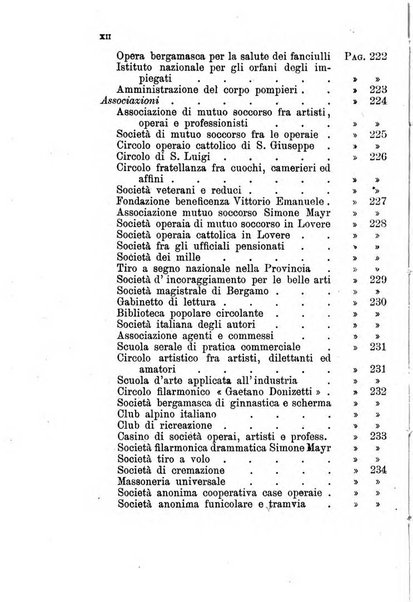 Diario guida della citta e provincia di Bergamo