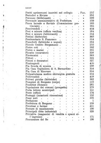 Diario guida della citta e provincia di Bergamo