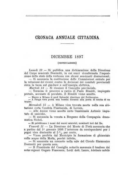 Diario guida della citta e provincia di Bergamo