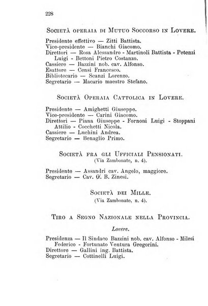 Diario guida della citta e provincia di Bergamo