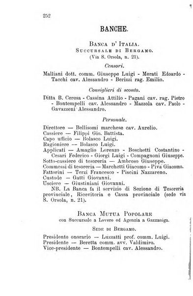 Diario guida della citta e provincia di Bergamo