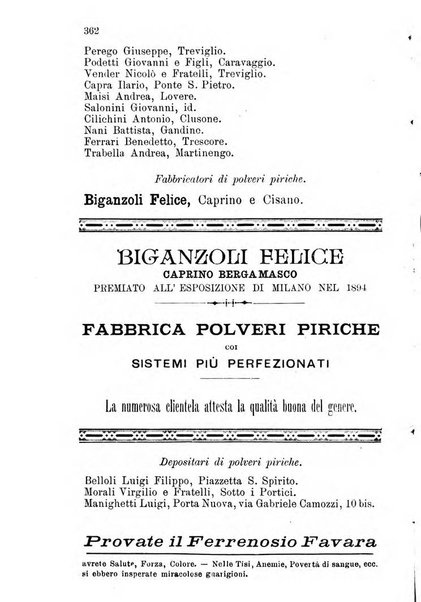 Diario guida della citta e provincia di Bergamo