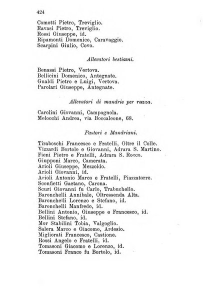 Diario guida della citta e provincia di Bergamo