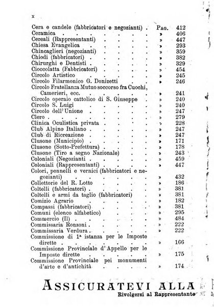 Diario guida della citta e provincia di Bergamo