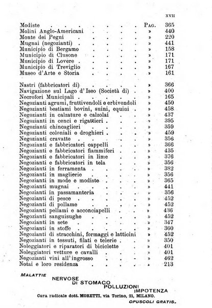 Diario guida della citta e provincia di Bergamo