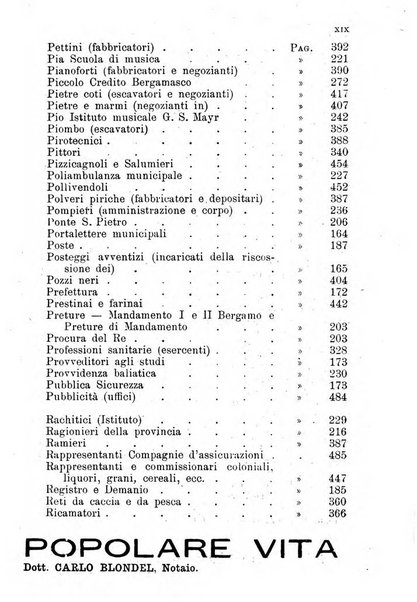 Diario guida della citta e provincia di Bergamo