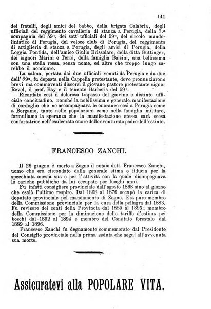 Diario guida della citta e provincia di Bergamo