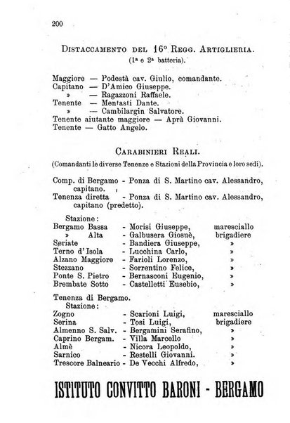 Diario guida della citta e provincia di Bergamo