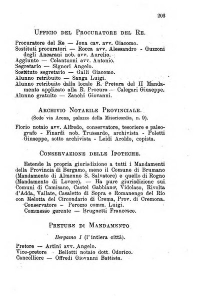 Diario guida della citta e provincia di Bergamo