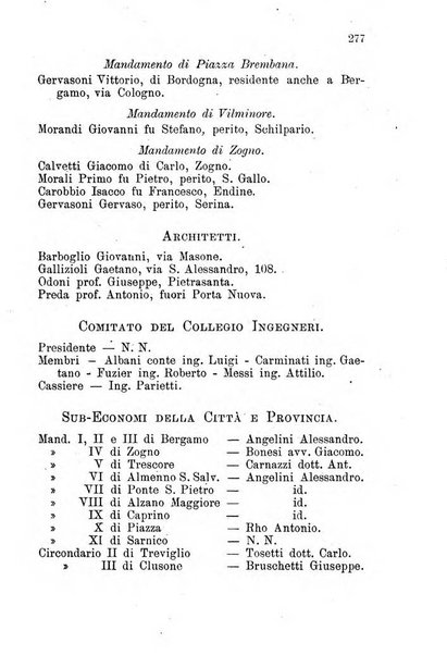 Diario guida della citta e provincia di Bergamo