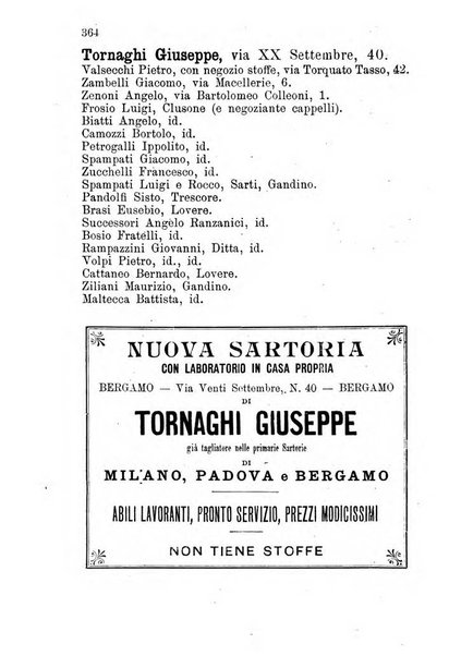 Diario guida della citta e provincia di Bergamo