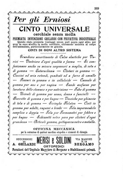 Diario guida della citta e provincia di Bergamo