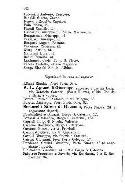 Diario guida della citta e provincia di Bergamo