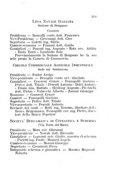 Diario guida della citta e provincia di Bergamo