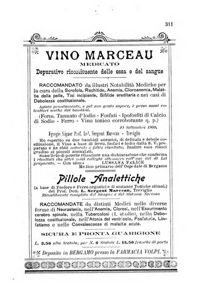 Diario guida della citta e provincia di Bergamo