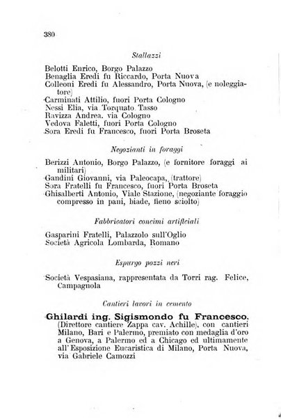 Diario guida della citta e provincia di Bergamo