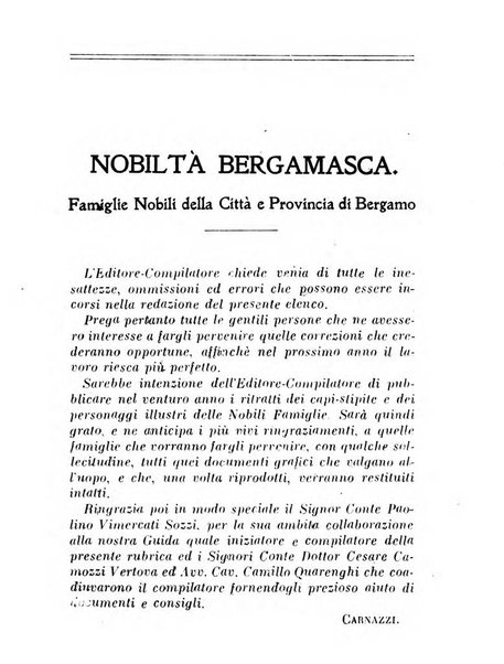 Diario guida della citta e provincia di Bergamo