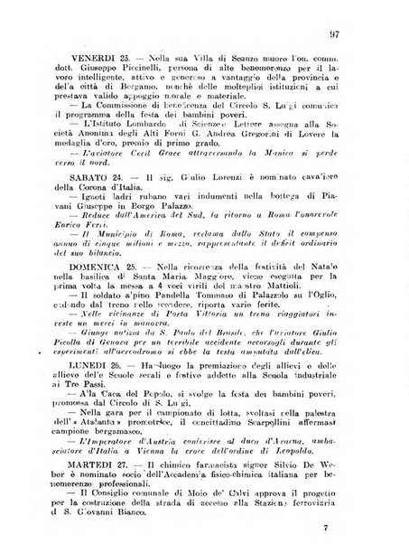 Diario guida della citta e provincia di Bergamo