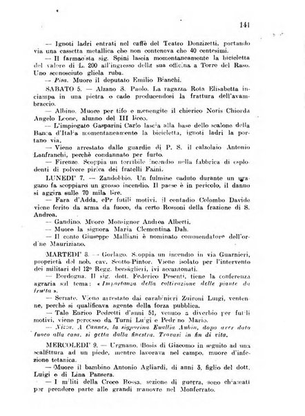 Diario guida della citta e provincia di Bergamo