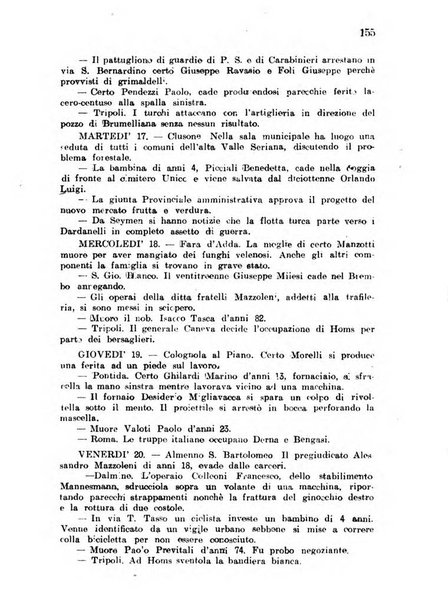 Diario guida della citta e provincia di Bergamo