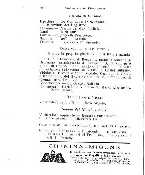 Diario guida della citta e provincia di Bergamo