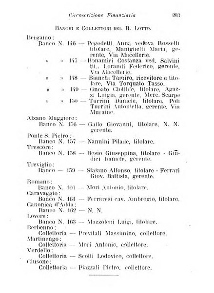 Diario guida della citta e provincia di Bergamo