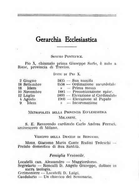 Diario guida della citta e provincia di Bergamo