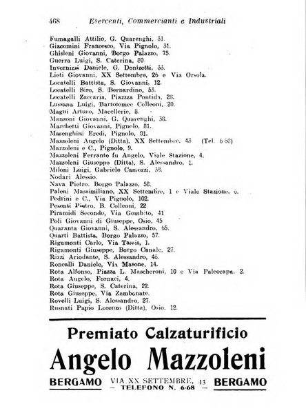 Diario guida della citta e provincia di Bergamo