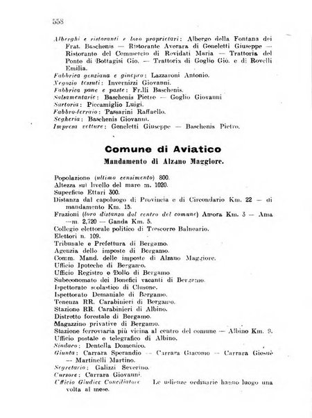 Diario guida della citta e provincia di Bergamo