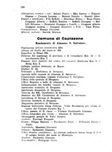 Diario guida della citta e provincia di Bergamo