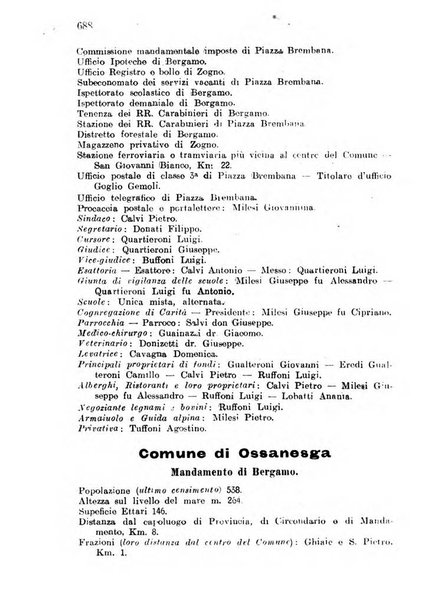 Diario guida della citta e provincia di Bergamo