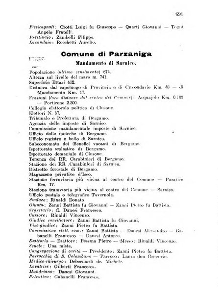 Diario guida della citta e provincia di Bergamo