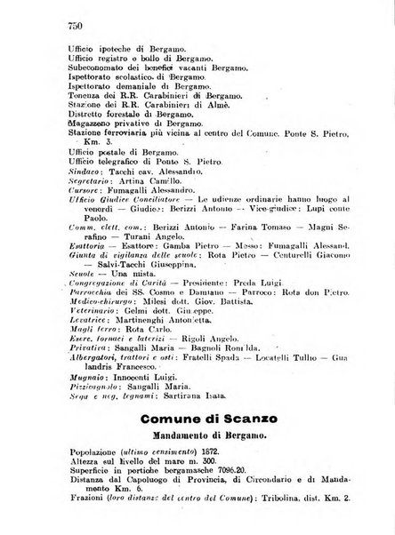 Diario guida della citta e provincia di Bergamo