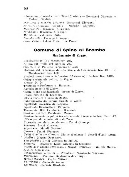 Diario guida della citta e provincia di Bergamo