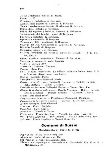 Diario guida della citta e provincia di Bergamo