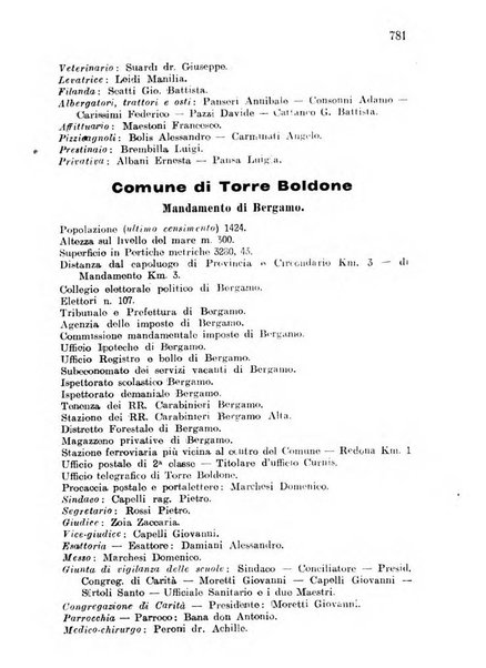 Diario guida della citta e provincia di Bergamo