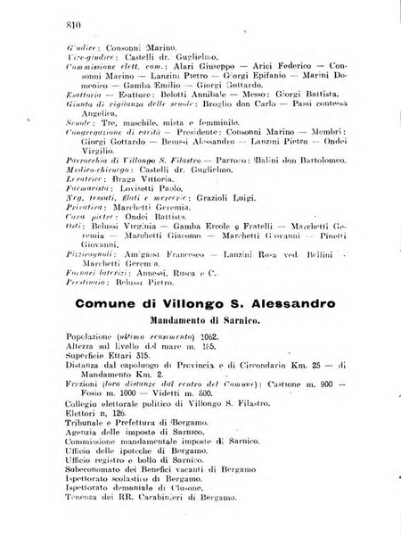 Diario guida della citta e provincia di Bergamo