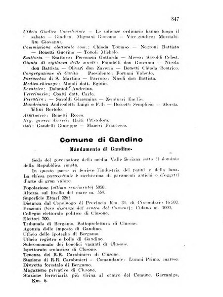 Diario guida della citta e provincia di Bergamo