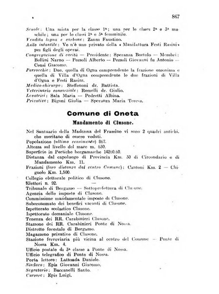 Diario guida della citta e provincia di Bergamo