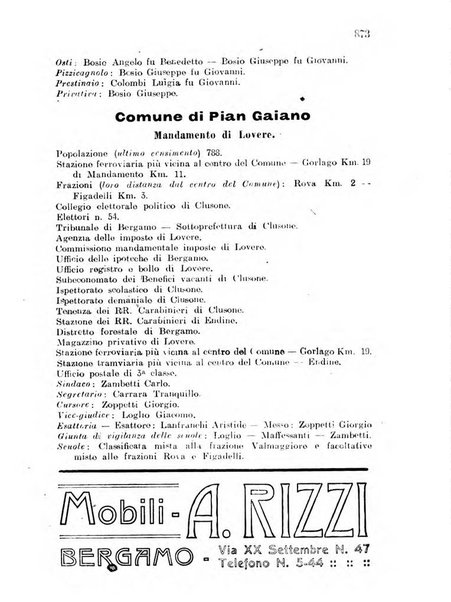 Diario guida della citta e provincia di Bergamo