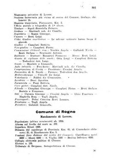 Diario guida della citta e provincia di Bergamo