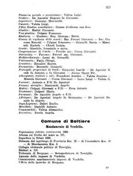 Diario guida della citta e provincia di Bergamo