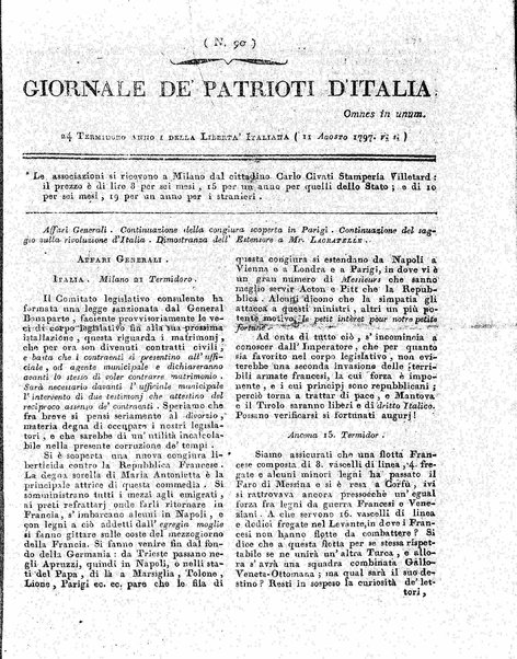 Giornale de' patrioti d'Italia