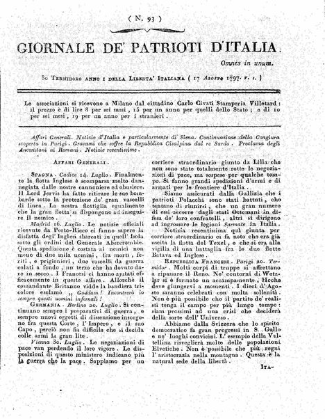 Giornale de' patrioti d'Italia