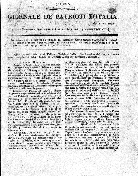 Giornale de' patrioti d'Italia