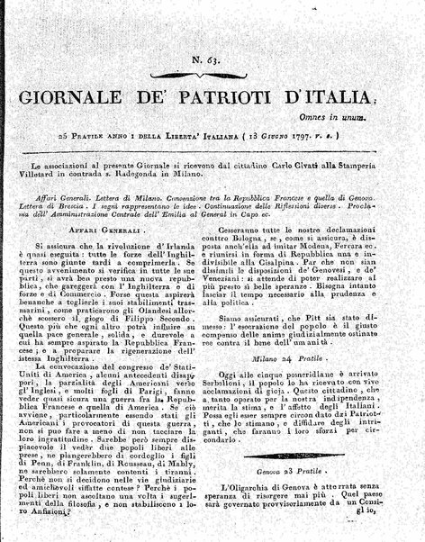 Giornale de' patrioti d'Italia