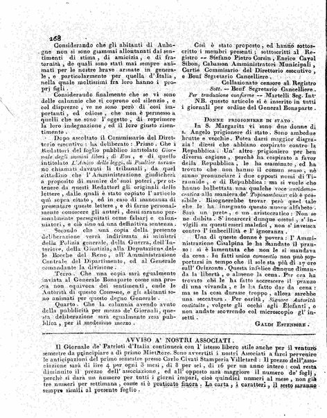 Giornale de' patrioti d'Italia